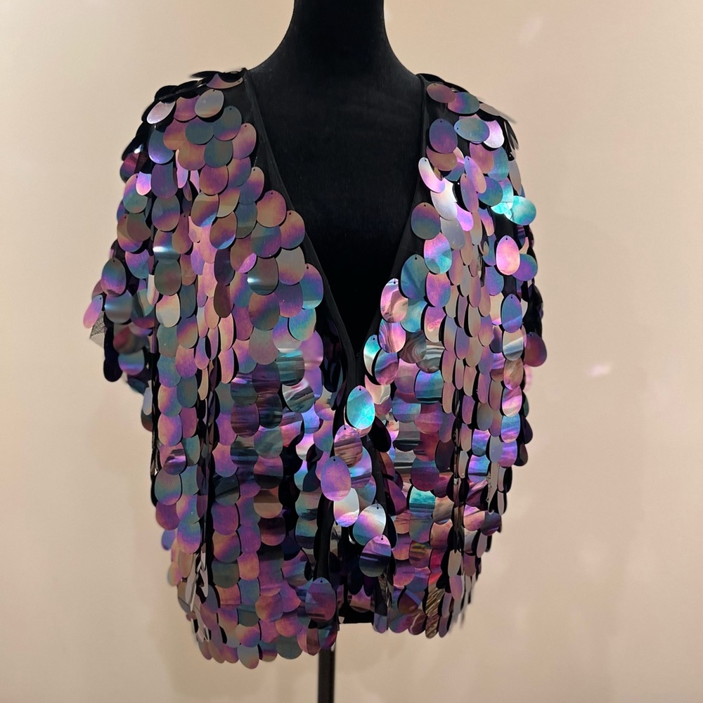 Corey Lynn Calter sequin paillette top